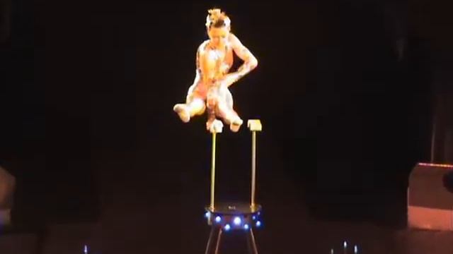 Эквилибр со свечами  www.ukrcircus.com
