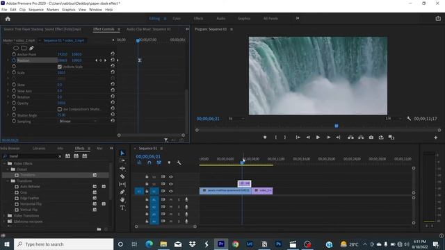 Smooth Paper Stack Effect | Premiere pro смотреть онлайн
