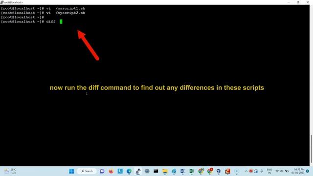 Understanding the 'diff' Command #diffcommand #commandline #filecomparison #programming #developer