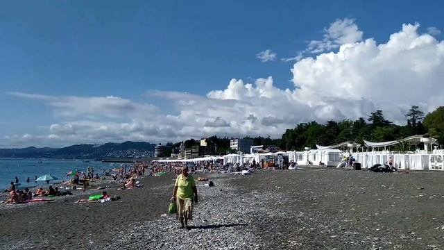 Сочи. Пляж "Ривьера" / Sochi. Riviera beach. смотреть онлайн