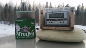 Тест отстрел патронов STERLING BIOR 32г.