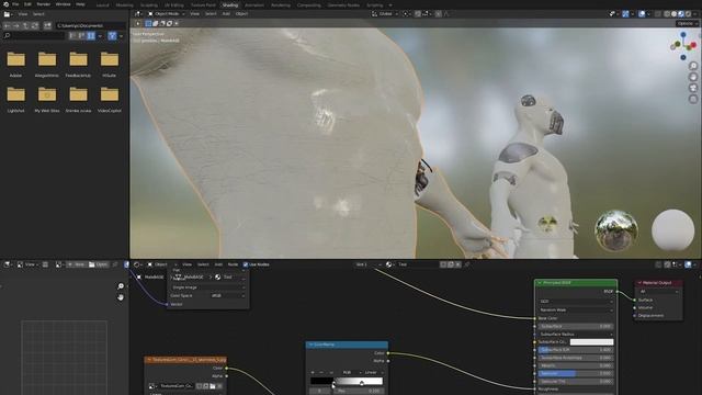 How To Create Humanoid Robot In Blender - Short Tutorial