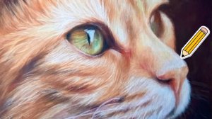 🐱 Рисуем рыжего кота карандашами | Арт Релакс ✏️🎨