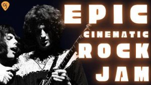 🎸 EPIC CINEMATIC ROCK JAM TRACK | Guitar Backing Track (B MINOR)