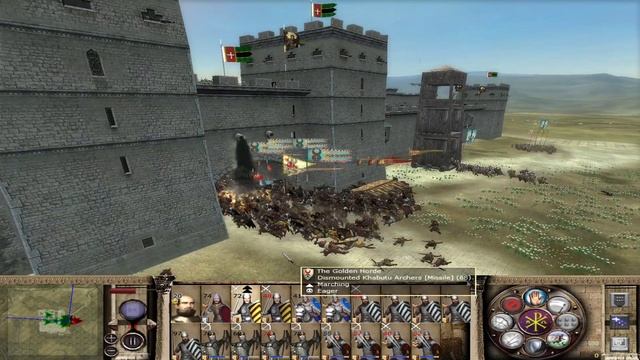 Byzantine Empire and Golden horde. Defense of Damghan. Stainless Steel 6.4