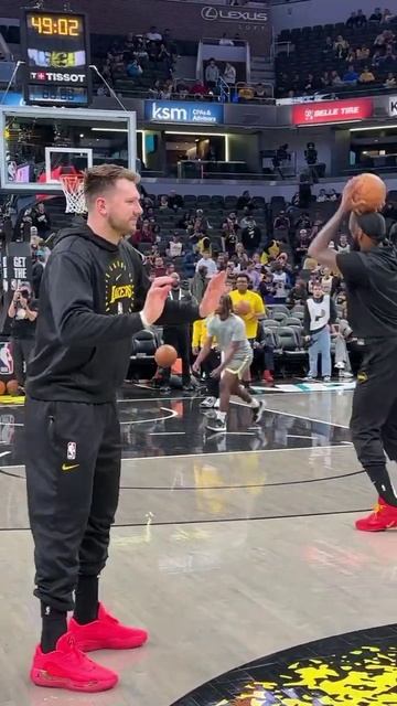 Luka from half = pushups