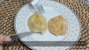 Манты с сырой картошкой