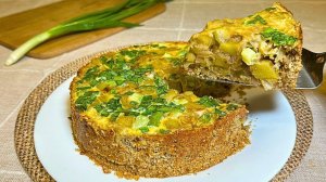 🥬😋 Полезная выпечка: нежный капустный пирог на овсяном корже 👍😍