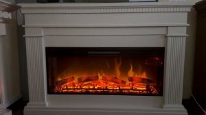 Каминокомплект Грейс (бежевый) с очагом Foton 42