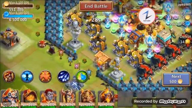 Castle Clash Evolving Phantom King and 180k Might смотреть онлайн