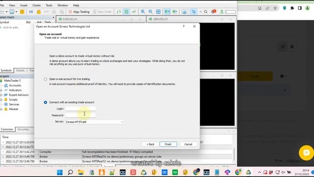 Tutorial Cara Install Metatrader 5 dan Login Akun Forex Broker Exness