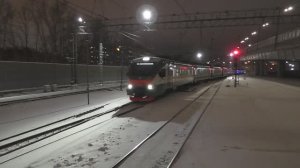 Электропоезд ЭП2Д-0098 (ЦППК) пригородный поезд №6952 Усово - Москва (Белорусский вокзал).