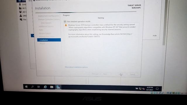 Setting Server 2019 As Active Directory Domain Controller