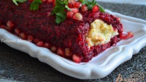Салат со свеклой Праздничный