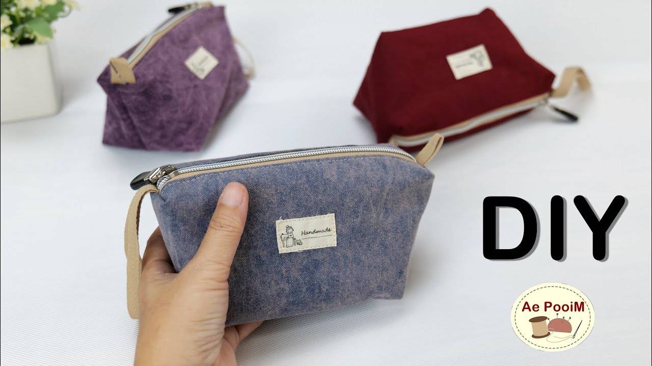 Маленькая сумочка на молнии своими руками. смотреть онлайн
