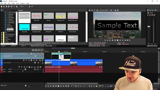 Vegas Pro 15: How To Make See Through Text (Masked) - Tutorial #266 смотреть онлайн