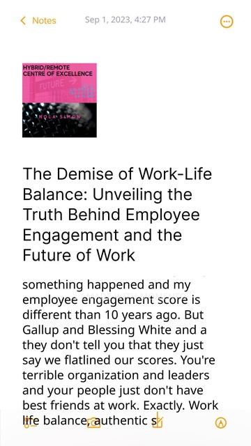 The Demise of Work-Life Balance:Unveiling the Truth Behind Employee Engagement & the Future of Work