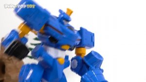 Miniforce Super Dinosaur Power Forcetriga! Tricerarush, Dinonight transform combine! | DuDuPopTOY