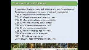 «Выбирай профессию 34» Лесное и лесопарковое хозяйство