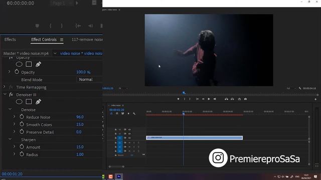 حذف نویز تصویر در پریمیر | Remove noise in premiere pro смотреть онлайн
