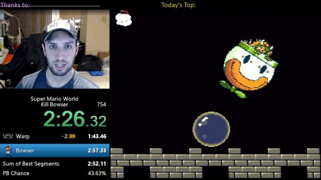 [2:55] SMW Kill Bowser World Record Speedrun
