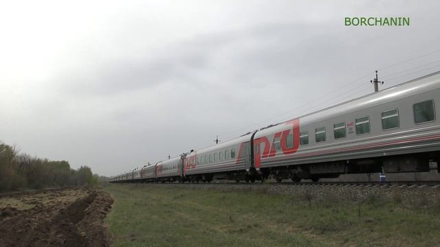 [ОРЕНБУРГ] ТЭП70-0050 с пассажирским , перегон Заливная - Неприк / tep70 power loco смотреть онлайн