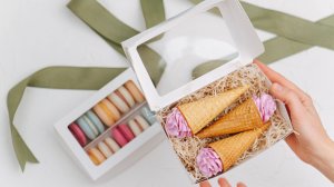 Сборка коробки "Капкейк"