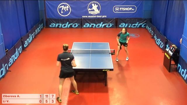 Настольный теннис матч 181119 2 Зиберова Анастасия Ли Виктория смотреть онлайн