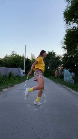 Туториал. Уровень Про: супер эффектная концовка #скакалка #jumprope #skipping #трюкисоскакалкой