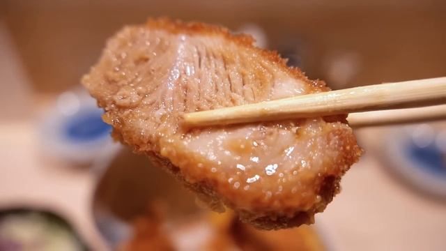 Японская еда - Вкусный Кобе Свинина Котлеты Токио Япония смотреть онлайн