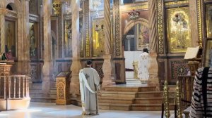 Божественная литургия в Храме Гроба Господня #БожественнаяЛитургия #ХрамГробаГосподня #Иерусалим