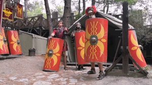 Построение римских легионеров.