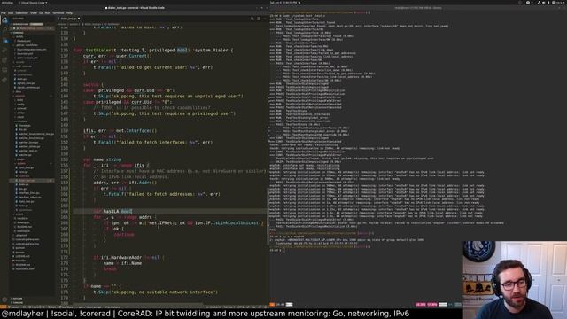 CoreRAD: IP bit twiddling and more upstream monitoring: Go, networking, IPv6 (June 6, 2020) смотреть онлайн