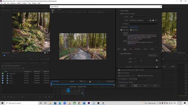 Adobe Premiere Pro Tutorial - Sequence Settings and Export Settings