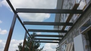 Терраса своими руками. Готовим лаги для террасы. Строим террасу.