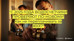 "С 2025 ГОДА ВОДОСЧЕТЧИКИ ПРОВЕРЯЮТ ПО-НОВОМУ! Как не переплачивать за ЖКХ?"