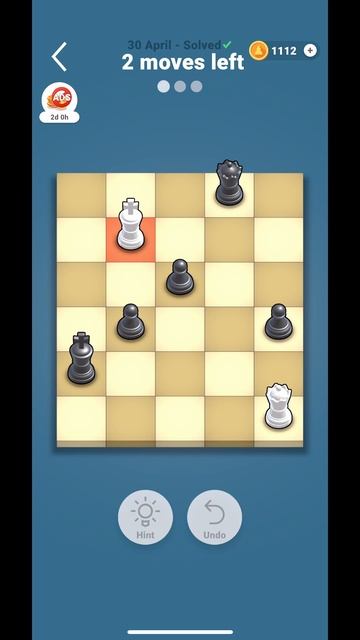 Pocket Chess - april 30 2023  - Solution