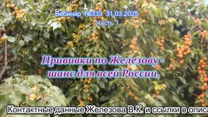 Железов Валерий. Вебинар 333. ч.1. Прививки по Железову - шанс для всей России.
