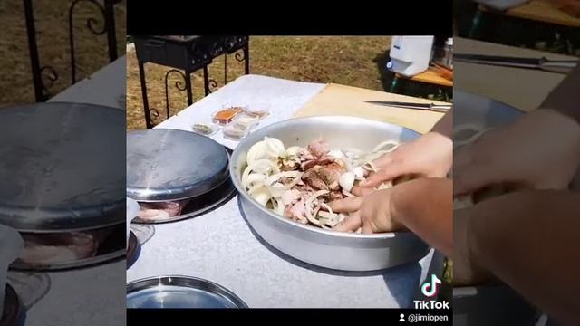 Хорошая погода . Вкусно 🔥 готовим на огне.Казан -Мангал. смотреть онлайн