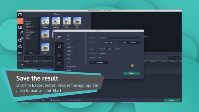 How to create the TILT-SHIFT EFFECT (Movavi Video Editor 15) смотреть онлайн