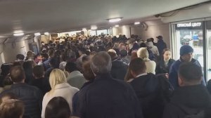 Коллапс на входе на ст. метро "Нагатинская" 01.04.2025