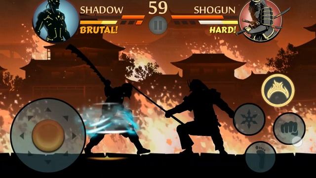 Shadow Fight 2 - Shogun fighting with max level and TITAN weapon updated strip lighting смотреть онлайн