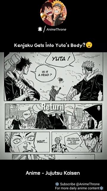 Kenjaku Returns To Yuta's Body?😧 | Jujutsu Kaisen Manga #animethrone #amv #jjk #yuta #shorts смотреть онлайн
