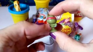 Чупа Чупс Черепашки Ниндзя, шоколадные шары с игрушкой Chupa Chups TMNT