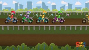 10 Little Bicycles_Super Simple Songs - английская песня для детей