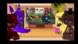 fnaf reacts to Friday Night Funkin' / Vs Flippy Flipped out! / unbuild mode / (gacha club) (Part 2)