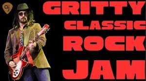 Gritty Classic Rock Jam | Guitar Backing Track (F# Minor)