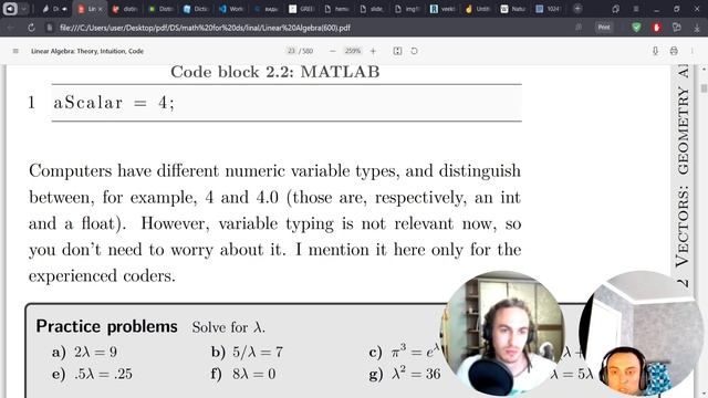 What is a Scalar in Linear Algebra? Applications with NumPy #mathematics #datascience #numpy