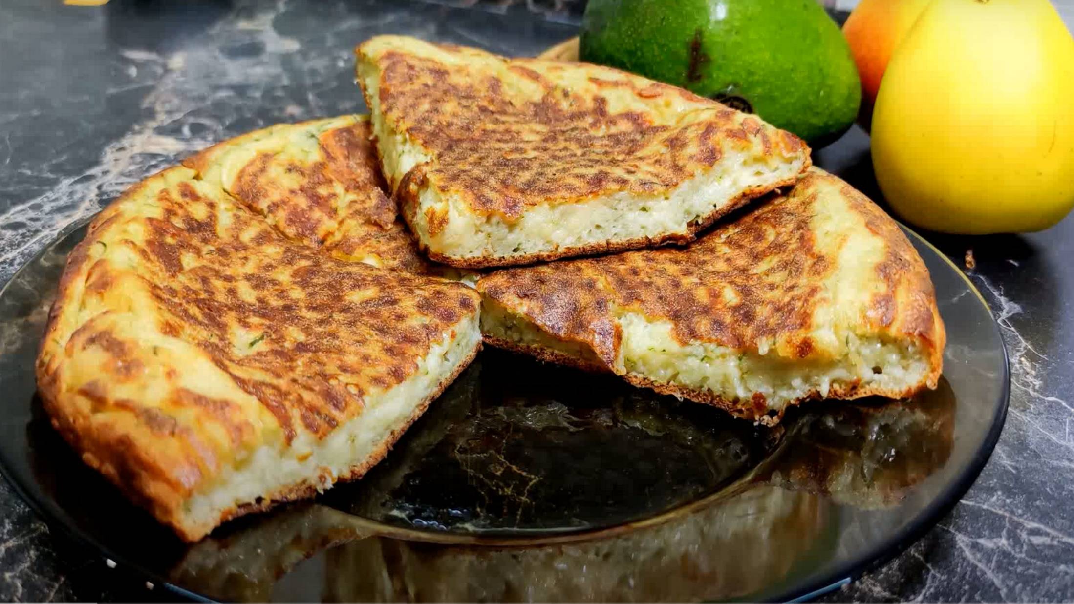 Лепёшки на кефире с сыром. Хачапури рецепты. Быстрый завтрак.