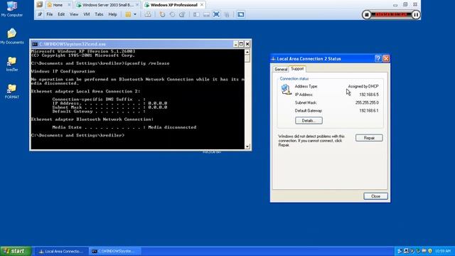 How to installation and Settings Server 2003 DHCP Service смотреть онлайн